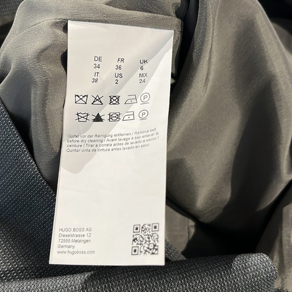 Boss Hugo Boss Vilina 5 Grey Belted Pencl Skirt - Picture 10 of 11